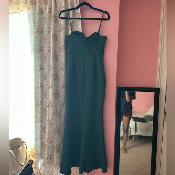 PLT Green Corset Dress - Picture 2 of 3